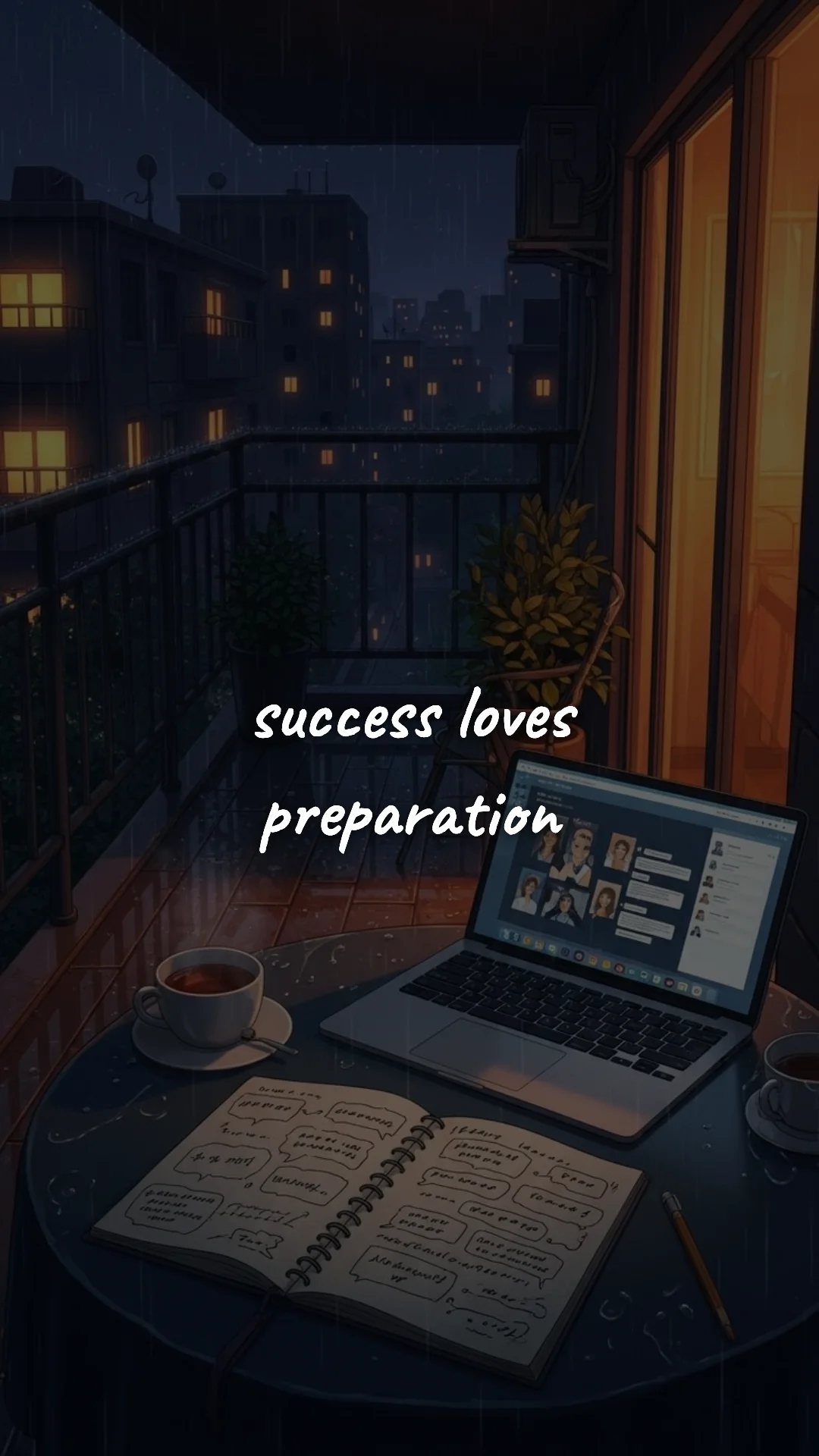 Success loves preparation. — study & student motivation wallpaper