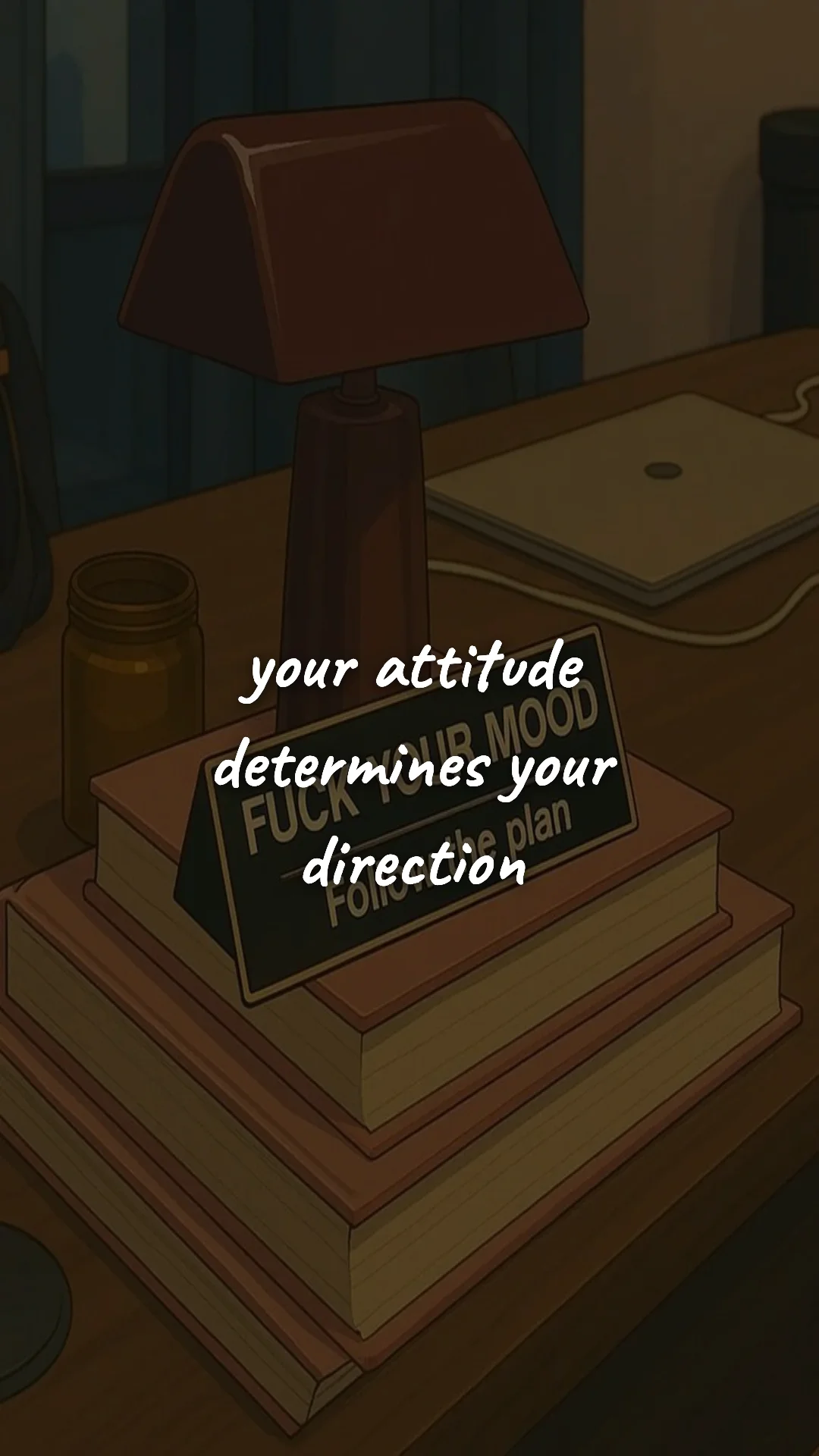 Your attitude determines your direction. — study & student motivation wallpaper