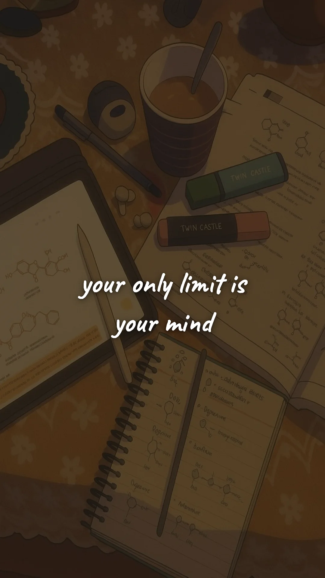 Your only limit is your mind. — study & student motivation wallpaper